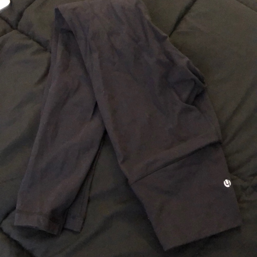 Black high waisted leggings